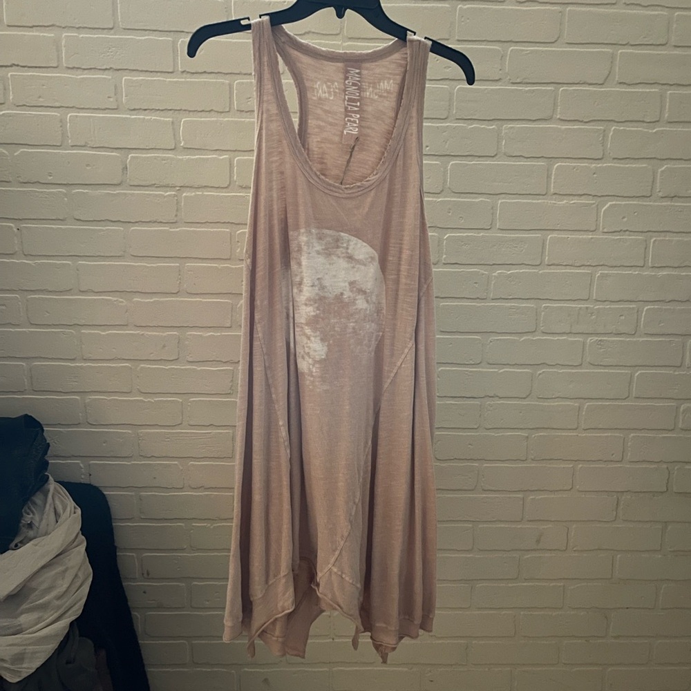 Magnolia Pearl Cotton Jersey Paz Moon Tank in Molly ~ OSFM ~ NWT